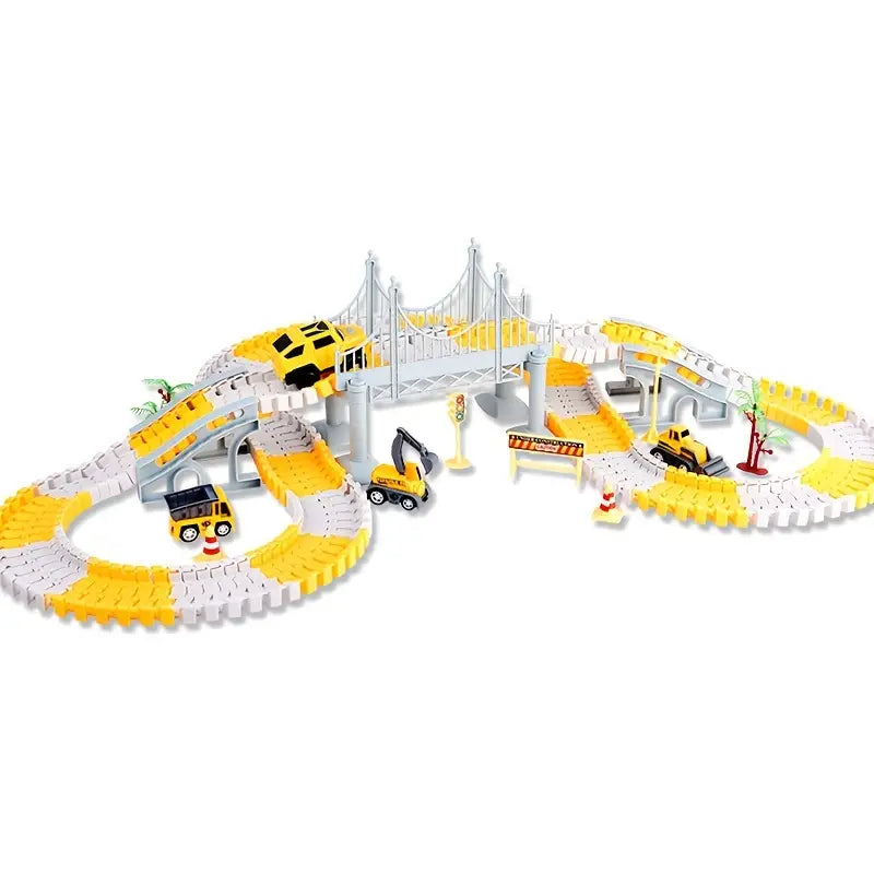 Kids DIY Engineering Car Track