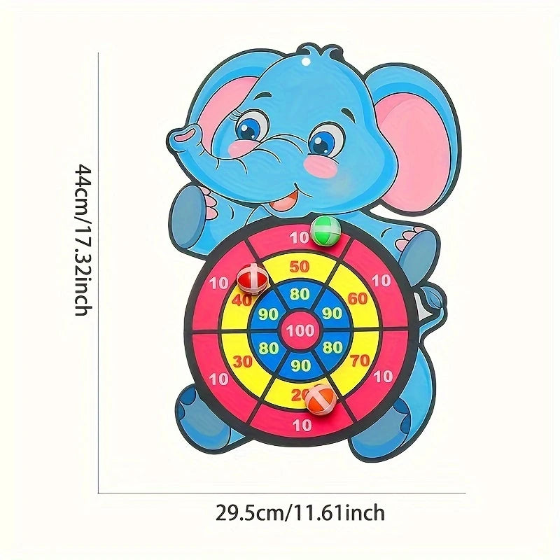 Children's Elephant Sticky Ball Board