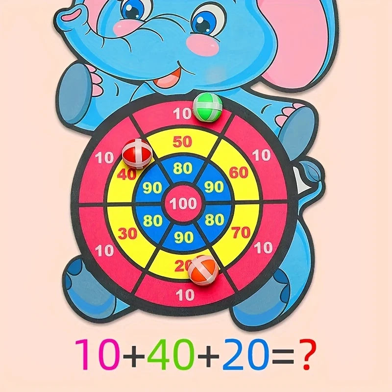 Children's Elephant Sticky Ball Board