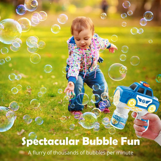 Letfool 12 Hole Foaming Bubble Machine Gun Childrens Toys