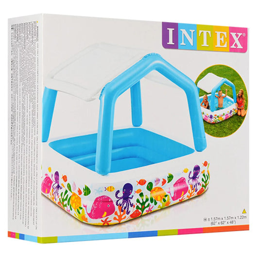 Intex Sun Shade Inflatable Pool For Kids