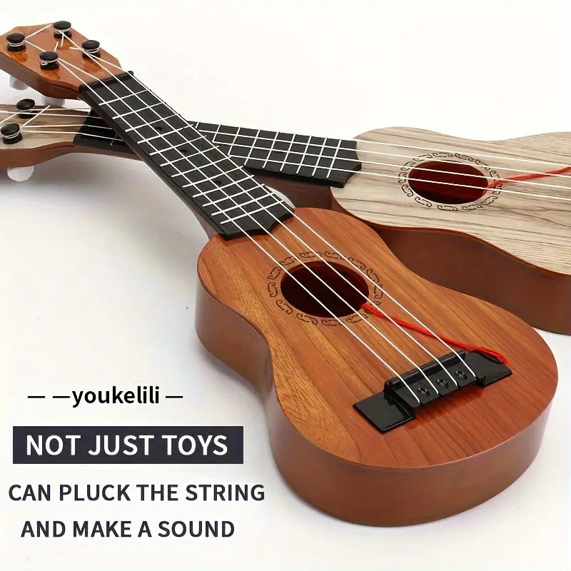 Interactive Children's Playable Ukulele Toy Guitar Set