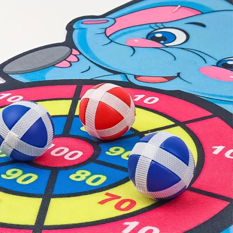 Children's Elephant Sticky Ball Board