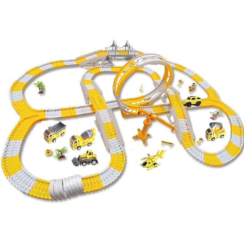 Kids DIY Engineering Car Track