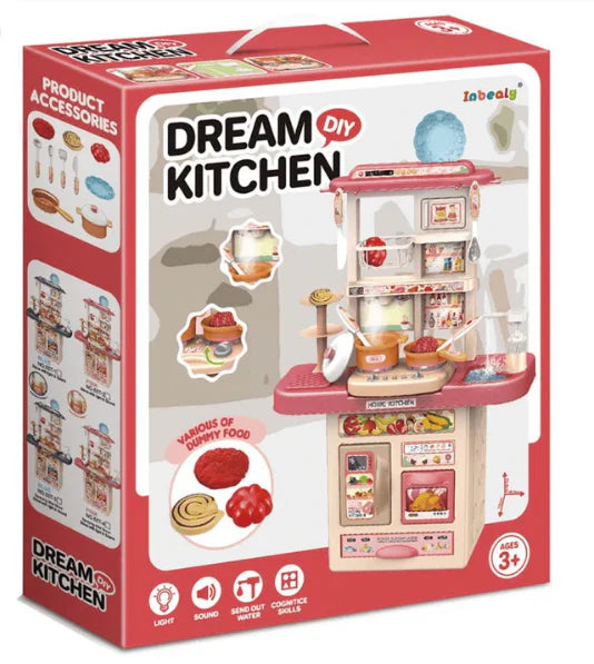 Mini Home Kitchen With Mist and Light Effect