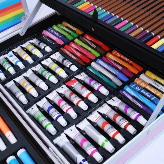 Art Set with Aluminum Box for Kids - (145Piece)