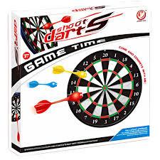 Double Sided Mini Magnetic Dart Board Game