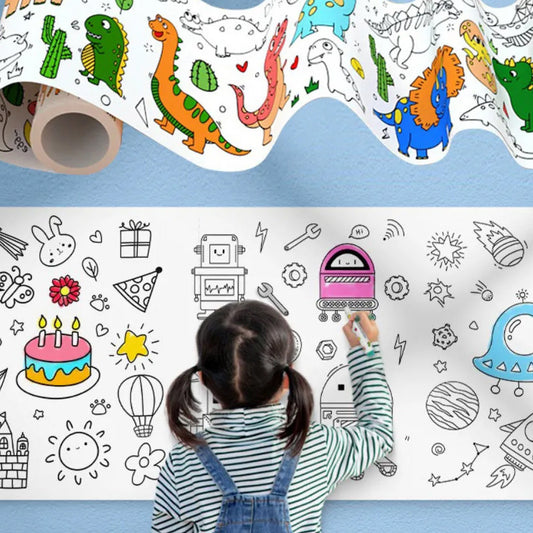 Children's Coloring Drawing Roll