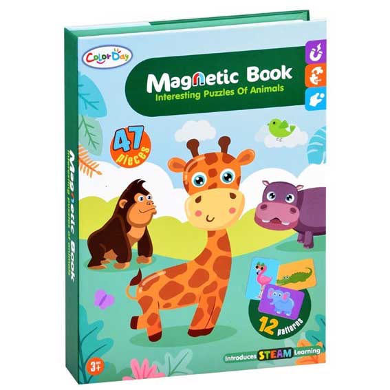 Magnetic Book Puzzle For Kids Learning, Education and Cognition Development