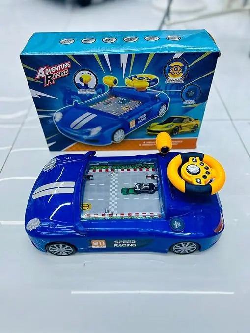 Adventure Machine Steering Wheel Toy with Music Motorcycle Models Portable for Home Toy Hands On Puzzle Simulation Game Car