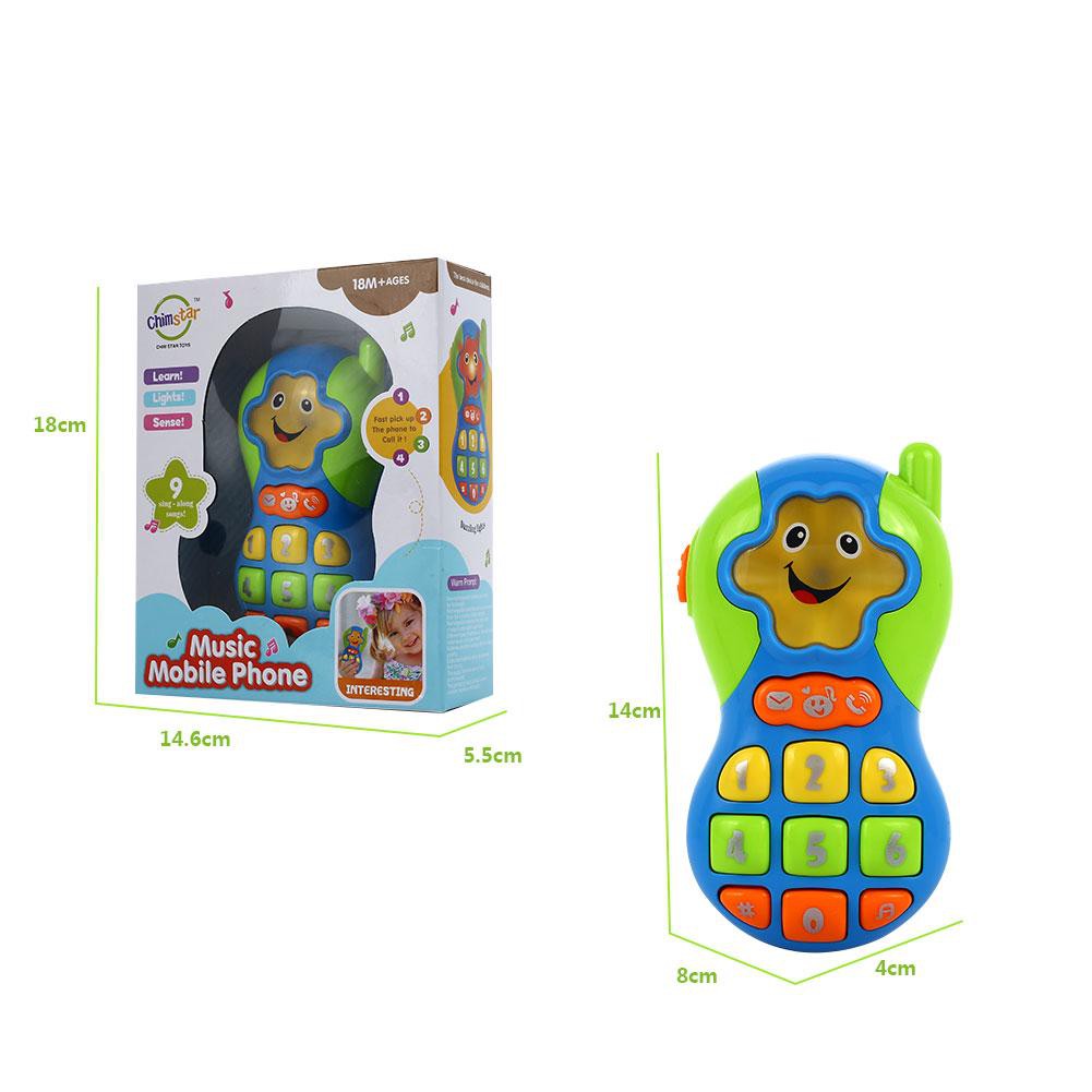 Chimstar Musical Baby Mobile Phone Toy, Multicoloured