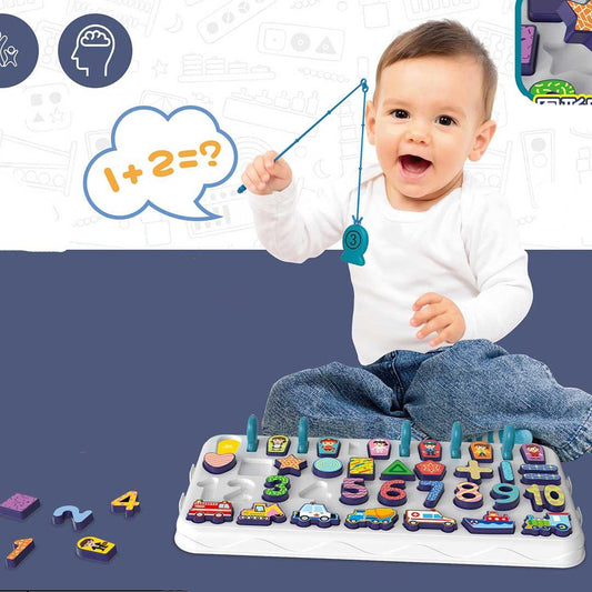 Fishing Early Education 5 in 1 Shape Matching Mathematical Counting Magnetic Toy For Toddlers