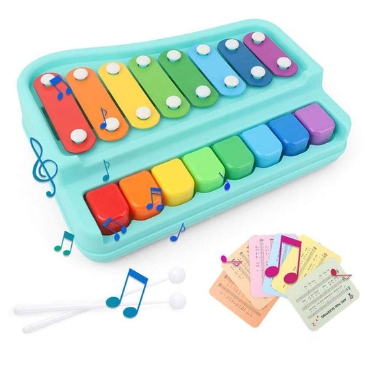 2 in 1 Piano Xylophone Musical Instruments Toy Set for Kids