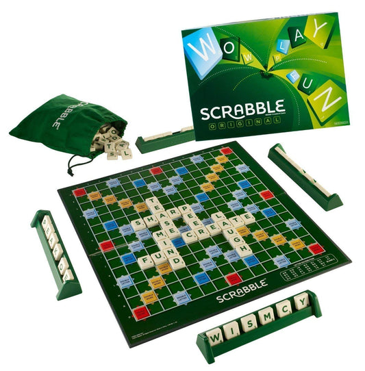 Mind Developing Scrabble Board Game for Kids and Adults