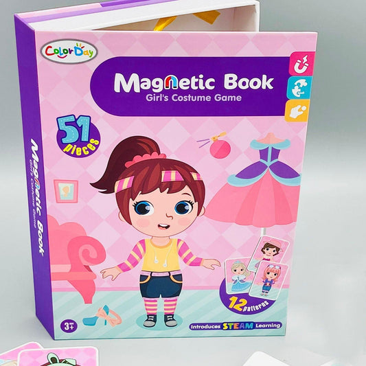 Magnetic Book Puzzle For Kids Learning, Education and Cognition Development