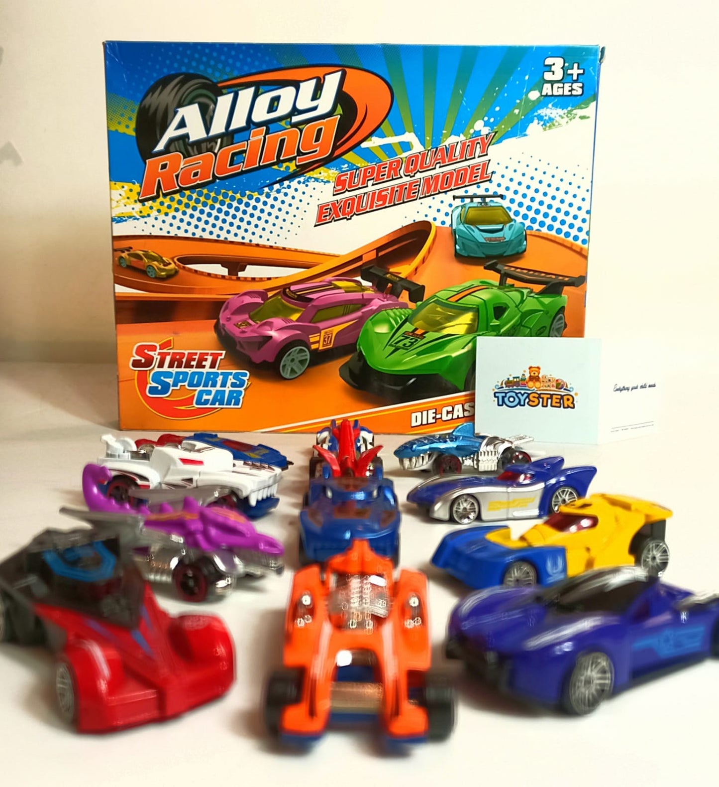 12 PCS Kids Mini Alloy Die-Cast Metal Model Racing Car Vehicles Toy for Boys Children