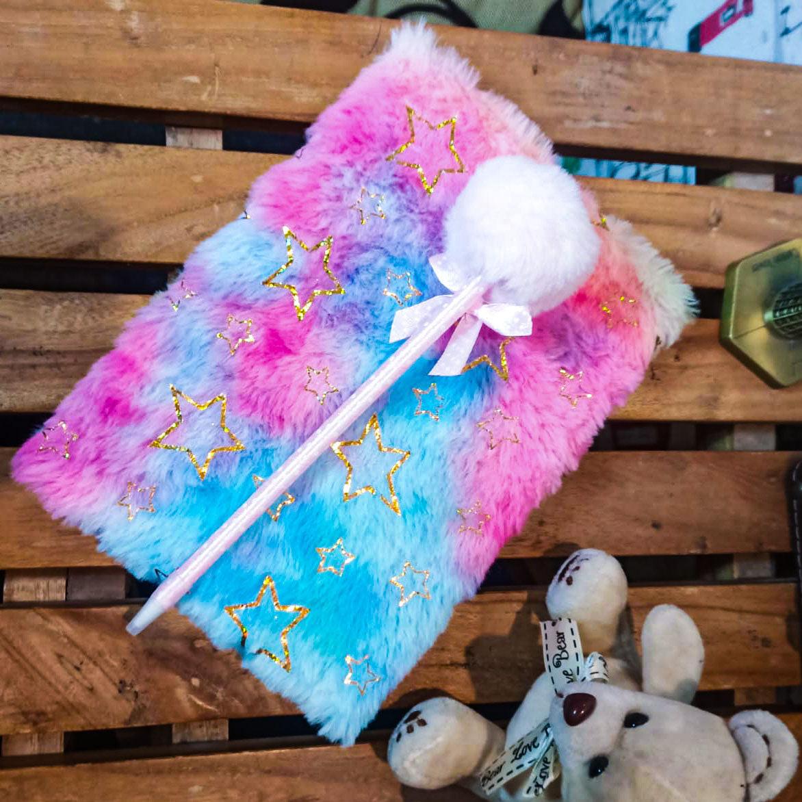 Super Style Cute Plush Secret Diary For Girls