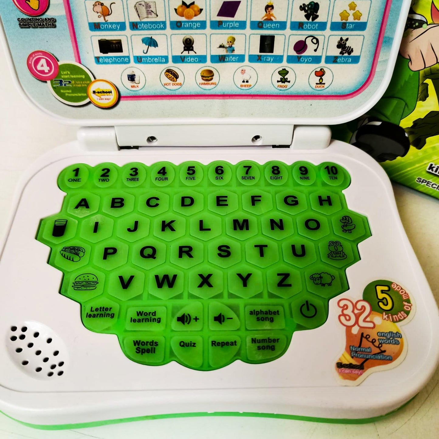 Mini Ben 10 English Learner Kids Laptop