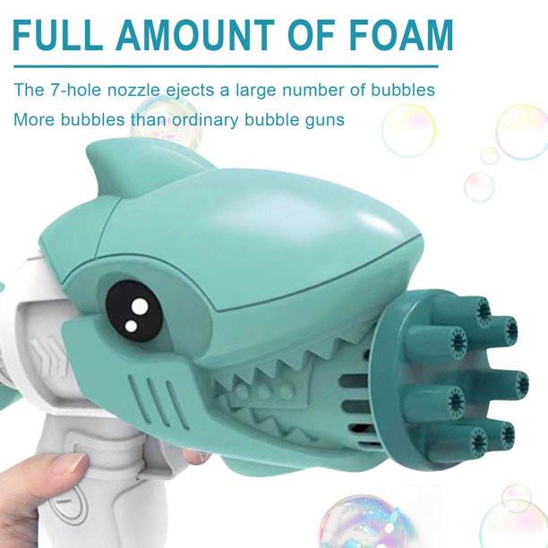 The Shark Multi Hole Bubble Gun For Kids
