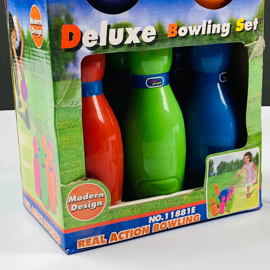 Indoor Bowling Game Playset for Kids Learning and Developing Cognitive Skills