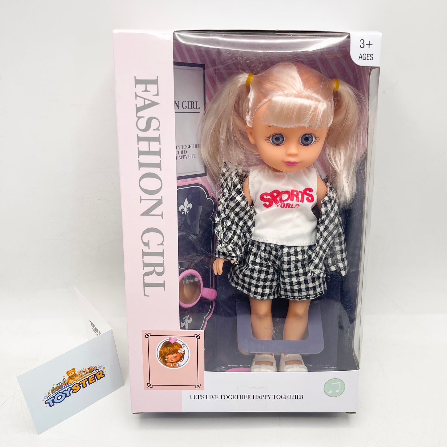 Colorful Kids Beauty Fashion Girl Doll Set For Kids