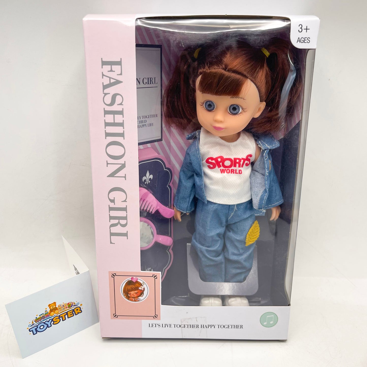 Colorful Kids Beauty Fashion Girl Doll Set For Kids