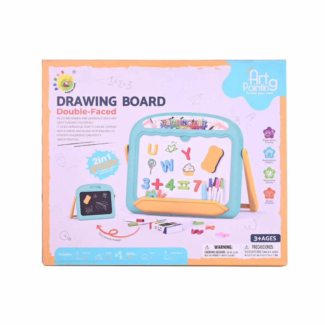 2-In-1 Drawing And Study Board Double Faced