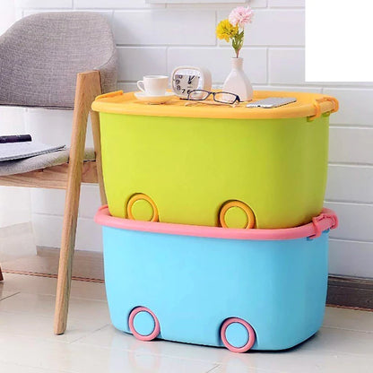 Aqua Multi-Purpose Plastic Extra Large Toy Box Storage Container Box