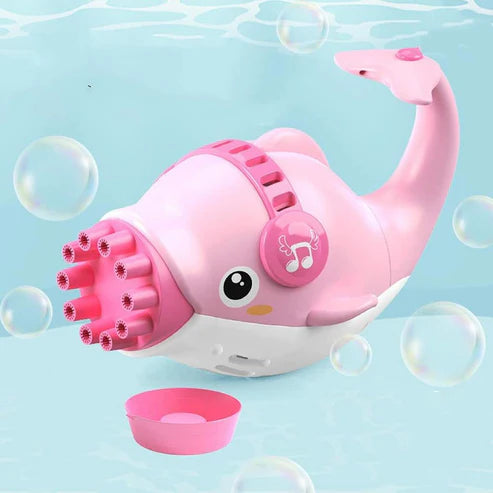 Electric Funny Little Dolphin Bubble Machine