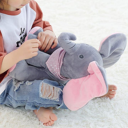 Adorable Elephant Peek-a-boo Plush