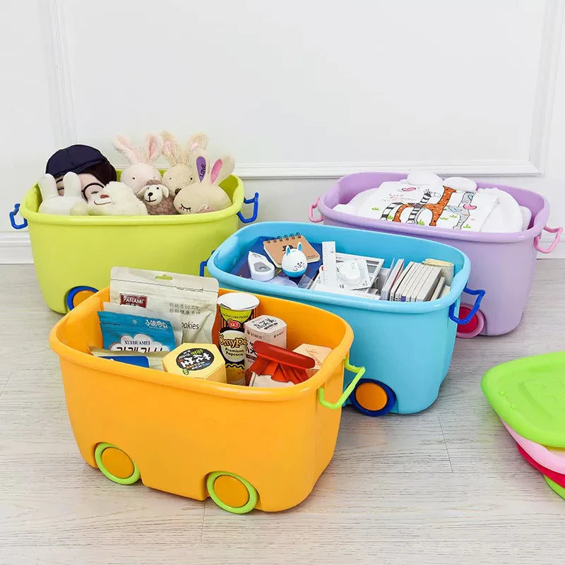 Aqua Multi-Purpose Plastic Extra Large Toy Box Storage Container Box ...