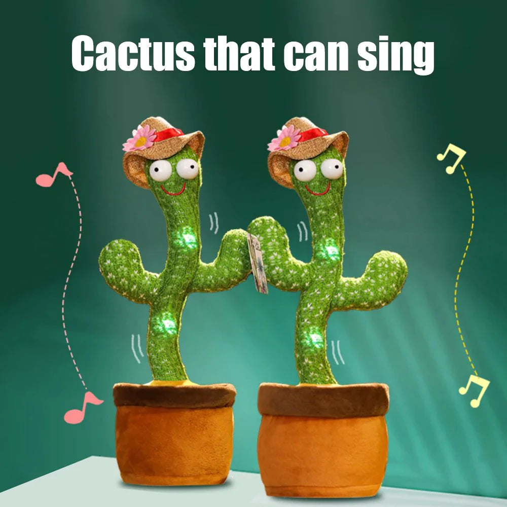 Cute Dancing and Talking Cactus Toy For Kids