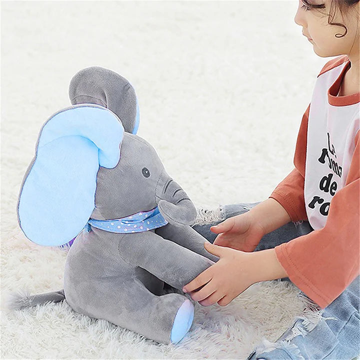 Adorable Elephant Peek-a-boo Plush