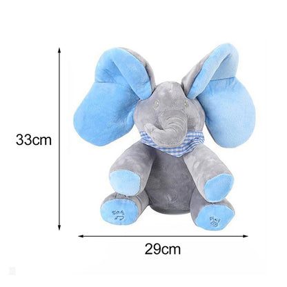 Adorable Elephant Peek-a-boo Plush