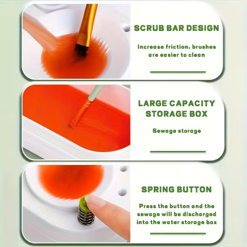 Automatic Brush Cleaning Device