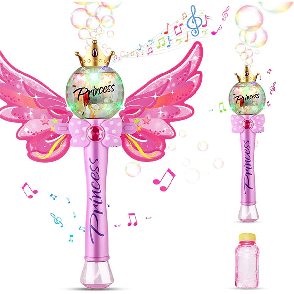 12 Inch Princess Bubbles Stick with Lights & Sound