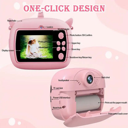 Multifunction Instant Print Dual Camera With VideoGraphy And Photography With Unicorn cover