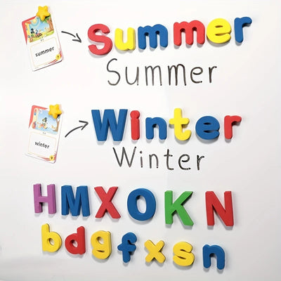 79 Pieces Moodon Educational Magnetic Stickers for Kids