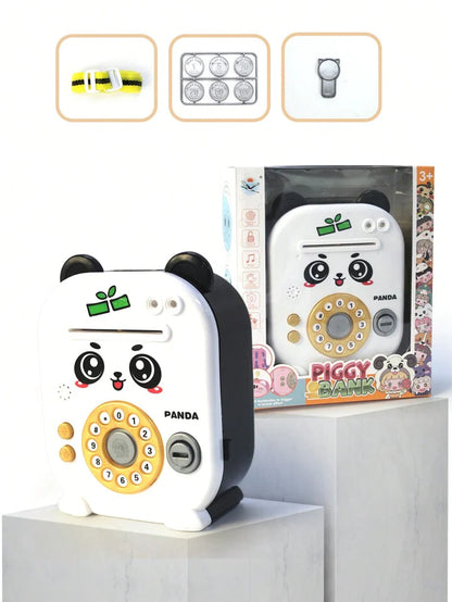 Fingerprint Unlock Piggy Bank + Backpack For Kids