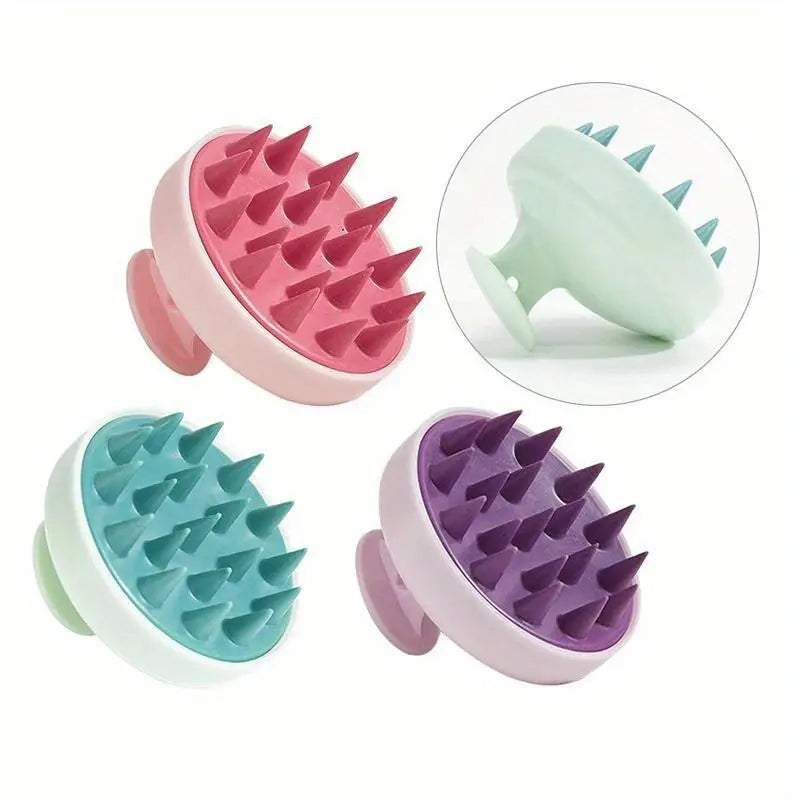 Silicone Scalp Massager & Shampoo Brush