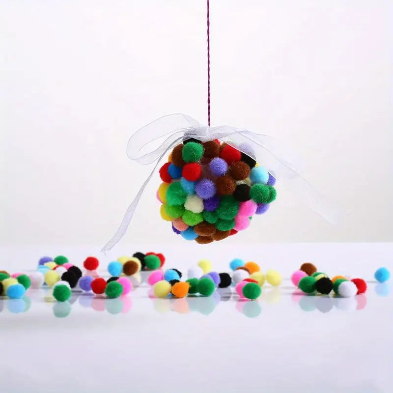Value Pack 2000pcs pom-poms for Making Decorations