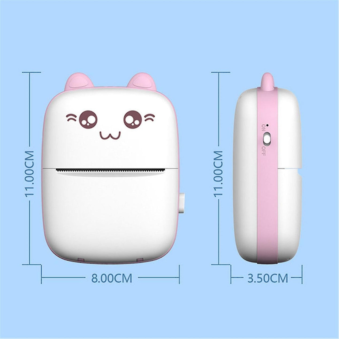 Mini Pocket Thermal Printer Wireless Bluetooth Photo Printing Machine