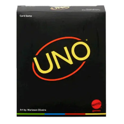 Black Special Edition UNO Card Family Game