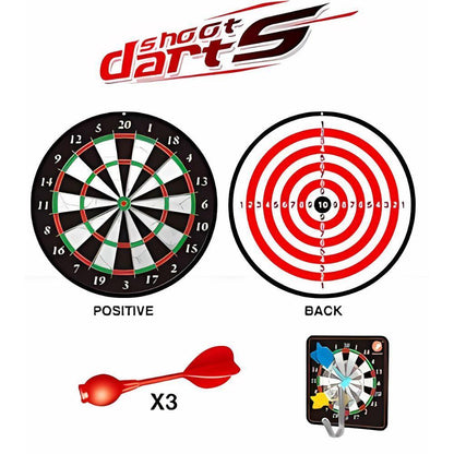 Double Sided Mini Magnetic Dart Board Game