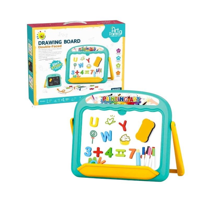 2-In-1 Drawing And Study Board Double Faced
