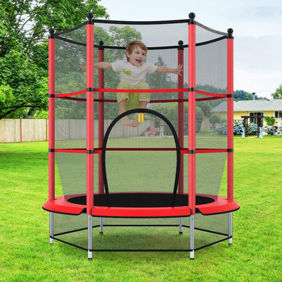 Best  Trampoline with Net Enclosure for Kids