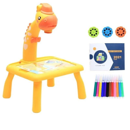 Drawing Projector Table Giraffe Style, Trace and Draw for Kids Preschool Learning and Education