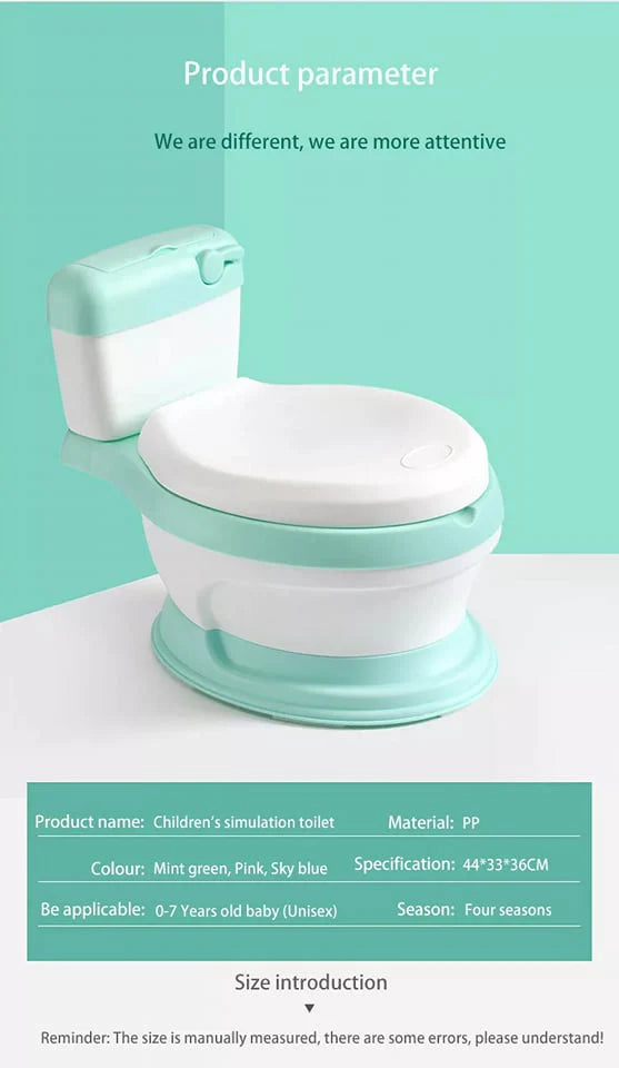 Commode Shaped Baby Training Putty Seat