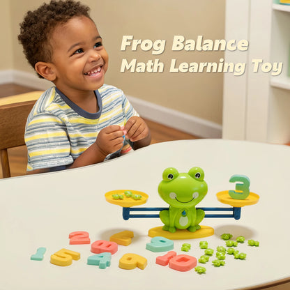 Educational Frog Math Balance Toy with Numbers 2, 3, & 6