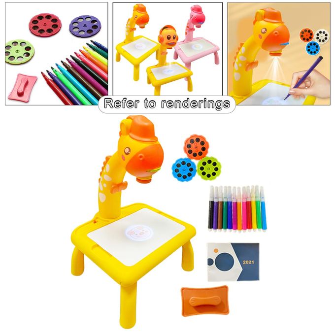 Drawing Projector Table Giraffe Style, Trace and Draw for Kids Preschool Learning and Education